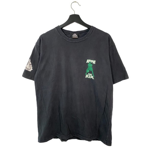 Vintage 90s Above the Rim Hoopwear Reebok basketball tee black mens size large - Picture 2 of 5
